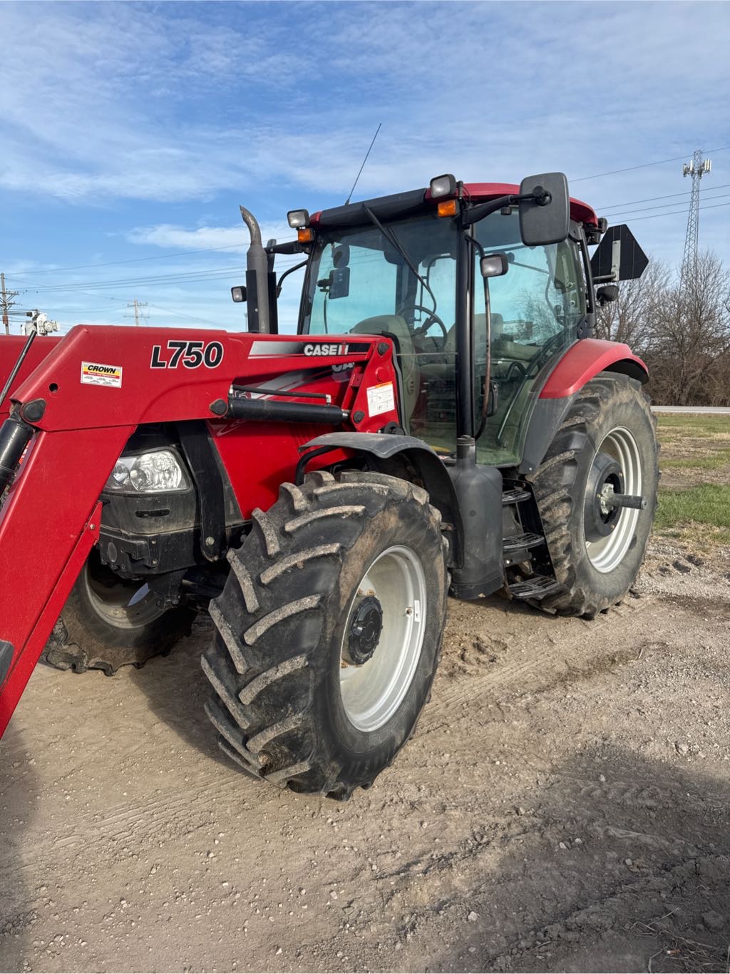 2011 Case IH Maxxum 125 Tractor Row Crop